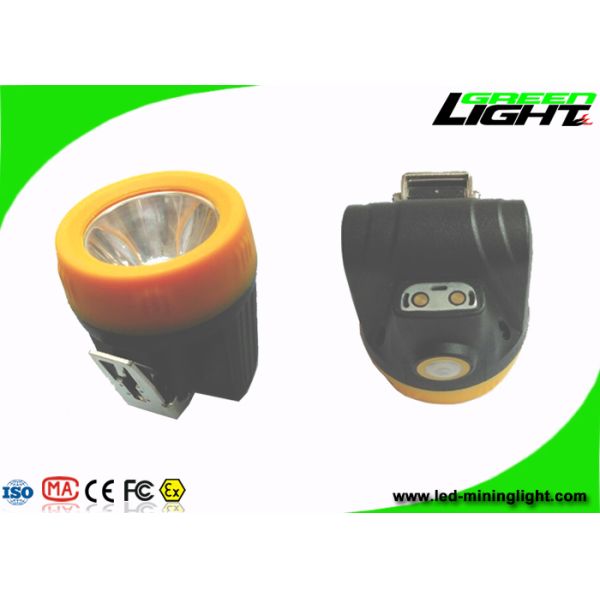 Lightweight Underground Cordless Mining Cap Lamps High Beam Brightness 10000Lux
