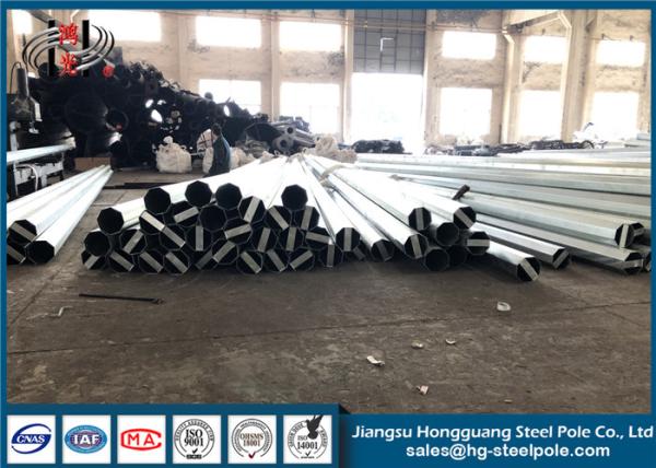 Stainless Steel Transmission Electrical Power Pole For Electrical Post