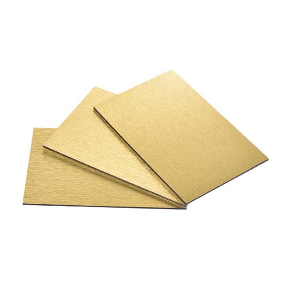 1220mm de prata escovou o risco composto de alumínio do painel resistente