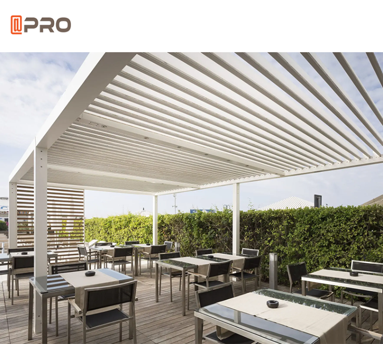 3x6m Modern Aluminum Pergola Backyard Patio Louvered Roof