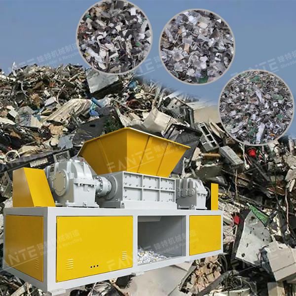 Industrial E Waste Shredder for Tablets Printers Circuit Boards Mobile Phones and Power Supplies