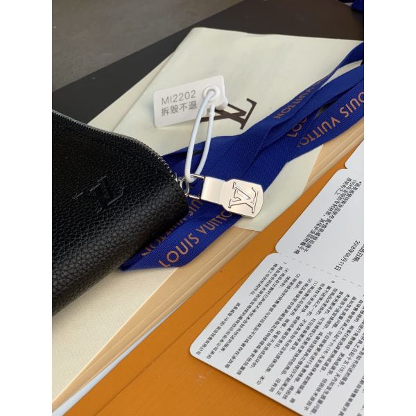 Designer Louis Vuitton Pochette Jour GM Cuir Taurillon Leather In Black Noir Purses