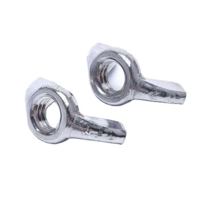 M8 Metal Wing Nut Cold Forged SUS316 Material White Stamping