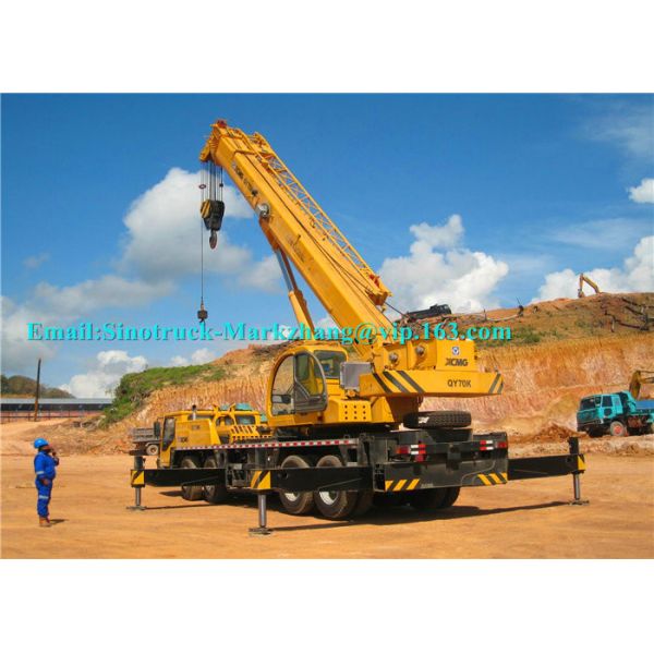 Diesel XCMG Truck Crane QY35K5 / Telescopic Hydraulic Crane With 36930kg Payload