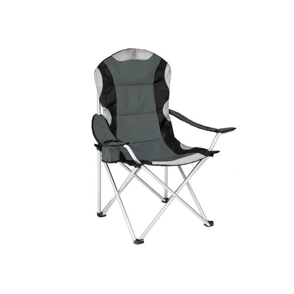 600D Polyester Outdoor Padded Chair , Padded Folding Camping Chairs