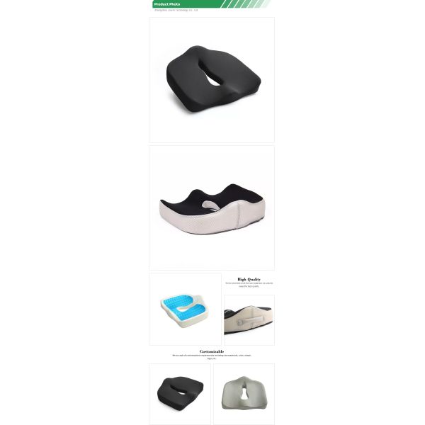Removable and Washable High Density Memory Foam Chair Cushion for Comfortable Seating