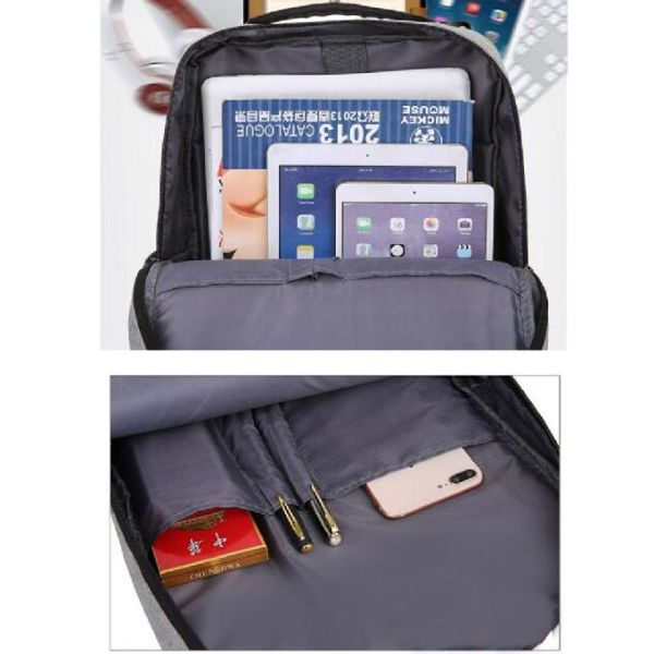 Fashionable Notebook Washable Travel Laptop Backpack With USB Port