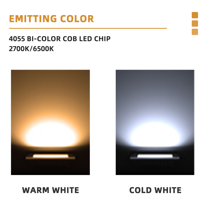 200w 200w Двухцветный Cob Led Chip 4055 для Снижаемого высокопроизводительного фотосветка
