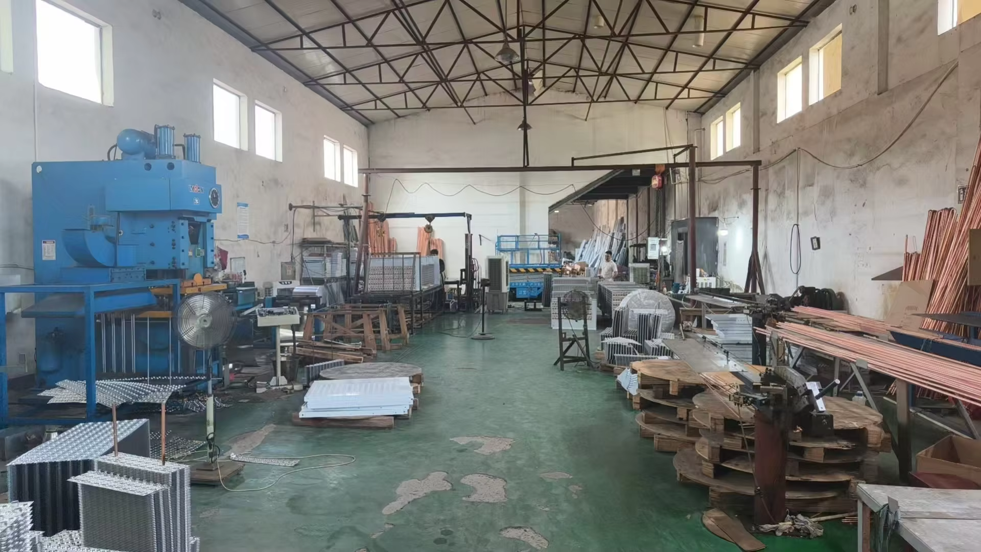 Custom Semi-Hermetic Air Cooled R404a 10HP Motor Refrigeration Compressor Condensing Unit for Automatic Freezer Cold Storage