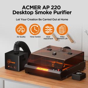ACMER AP220 Smoke Air Purifier Quiet and Versatile Laser Engraving Machine