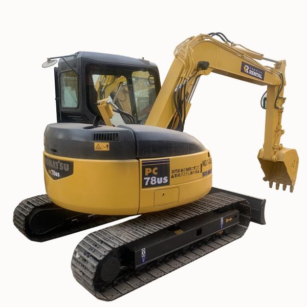 Japan KOMATSU Pc78us 7 Ton Mini Crawler Excavator in Shanghai 0-2000 Working Hours