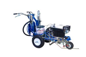 Máquina de Marcação de Linhas de Estrada de Pulverização de Pintura a Frio Duplo