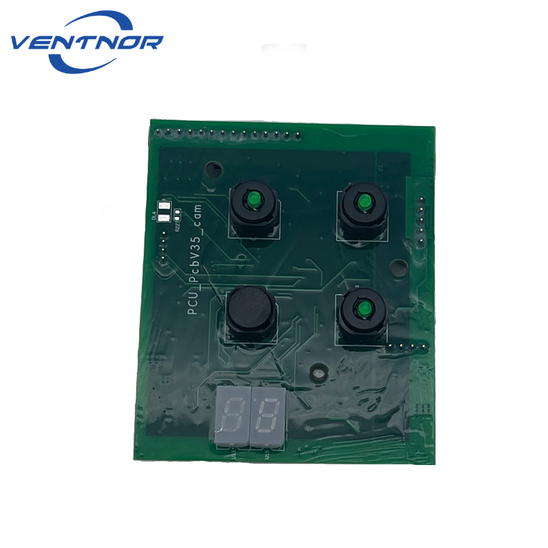 4 Button PCBA Circuit Board Assembly 2 Digit LED Display Dingli PCU Aerial Lift Part