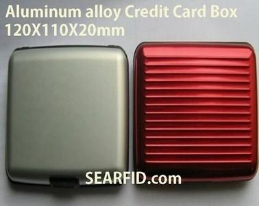 Aluminum alloy credit card box, Stainless steel card box, European & American styles
