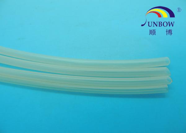 Transparent Silicone Rubber Tube / Clear Heat Shrinkable Tubing -40ºC - 200ºC