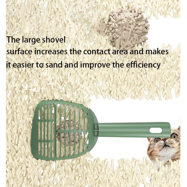 Multi-Functional Big Hole Cat Litter Scoop Durable Plastic Pet Shovel with ODM Designs