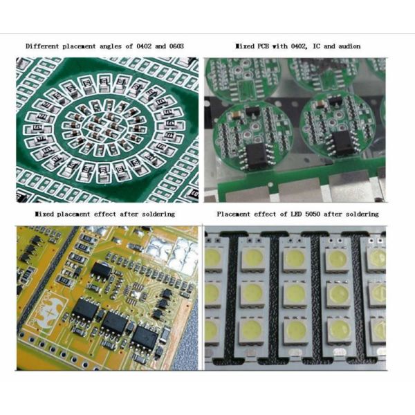 Automatic SMT Pick And Place Machine With 4 Types Of High-Precision Nozzles