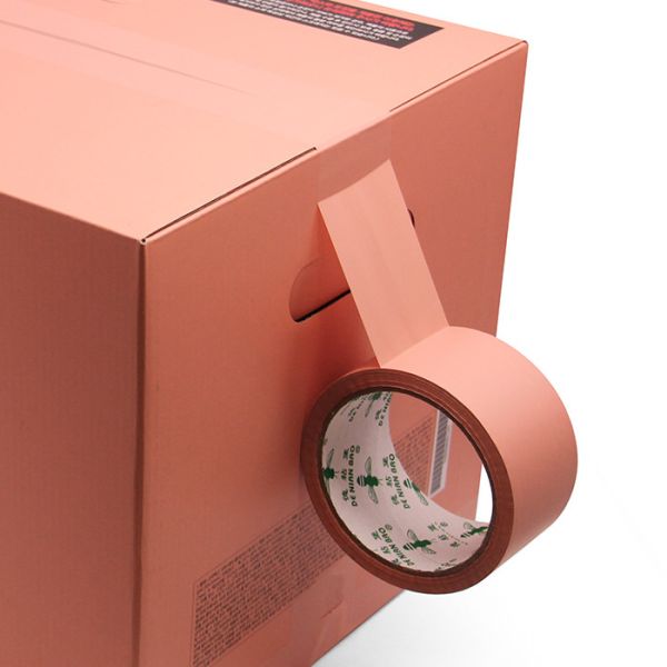 Matt Pink Adhesive Packing Tape For Carton Sealing 22 Years Factory