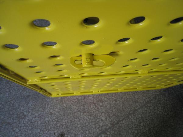 Safety Powder Coated Steel Trap Door Brick Guards For Scaffolding Ladder Access