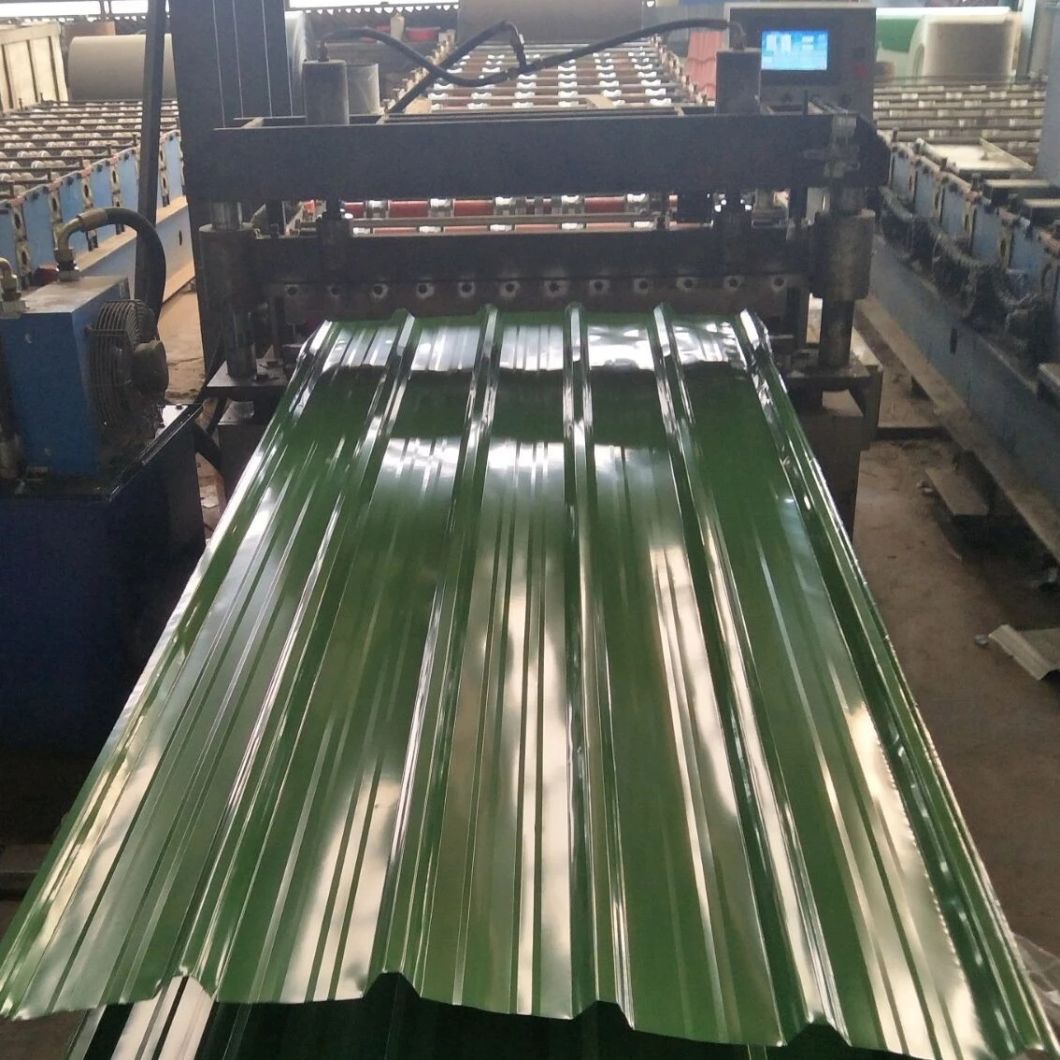Кровельный лист Gi 8ft Green S220GD Цветной лист GI с цветным покрытием