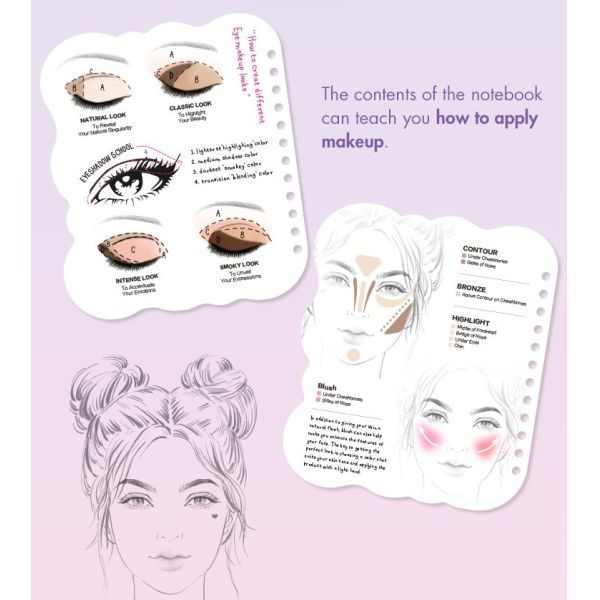Justgirl Childs Pretend Make Up Set Cute Makeup Kit Skin Friendly