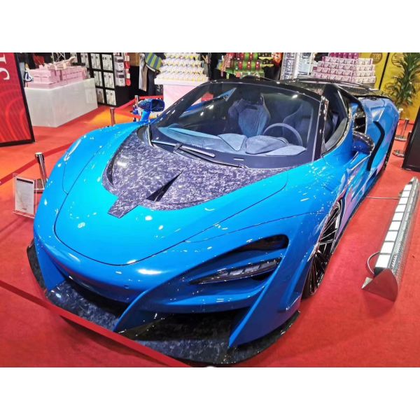 For McLaren 720s Carbon Fiber Hood 720s Upgraded NOVI Style Carbon Fiber Hood Body Kit