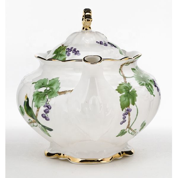 Цветочные керамические декоративные чайники керамические чайники большой вместимости для послеобеденного чая