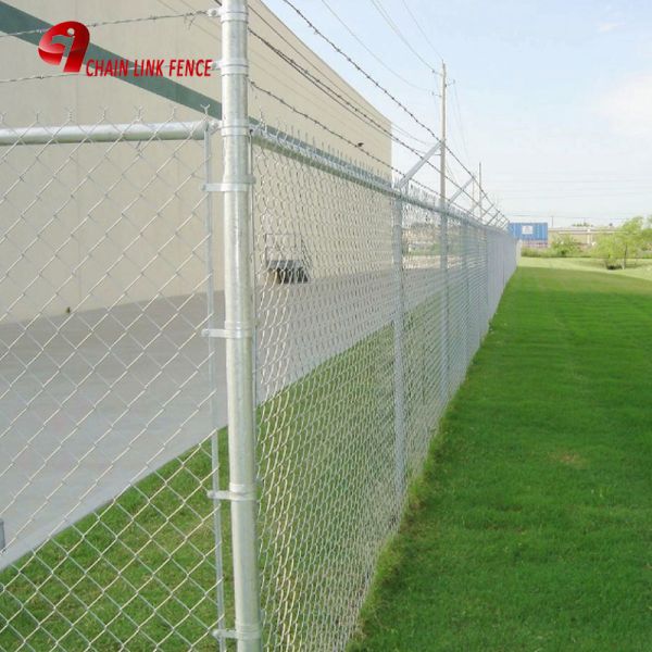 Rustproof Removable Temporary Chain Link Fence Fabric For Construction Security