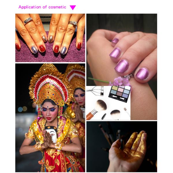 Chameleon Pearlescent Resin Mica Pigment Powder Color Shift For Makeup 150um