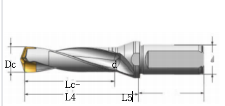 2 Cutting Exchangeable Tip Drills Oem For Customized Production Applications