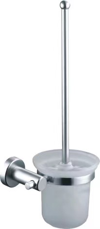 Cleaning Function Toilet Brush Holder Set with Glass Cups Wall Mounted by Lizhen Hwa.Eng