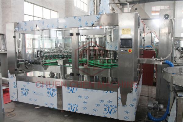 Apple Juice Tea Water Glass Bottle Filling Machine / Production Plant Long Life