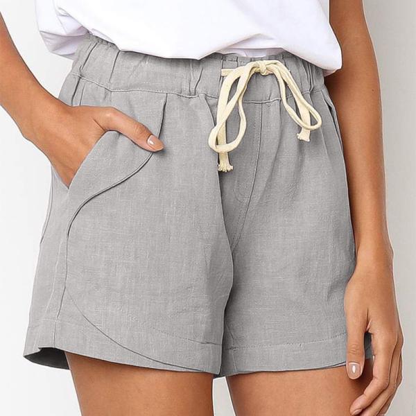 Shorts com logotipo personalizado do fabricante de fábrica original primavera novo estilo calças esportivas elásticas com cadarço de cintura alta