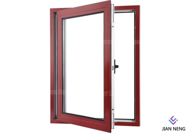 Thermal - Break Aluminium Windows And Doors 6063 - T5 Double Glaze French Casement Window