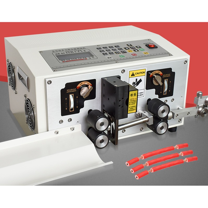 HQ Automatic Cable Wire Strip and Cutting Machine Small Diameter 1.5mm²-16mm² Mini Size Produce Machinery Factory Support Price
