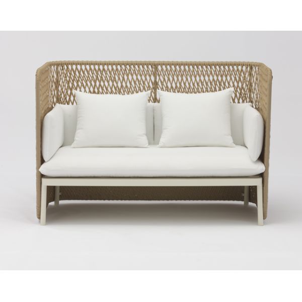 Modern Design Style Garden Furniture Outdoor Sofa Set with Aluminum Frame and Cushions