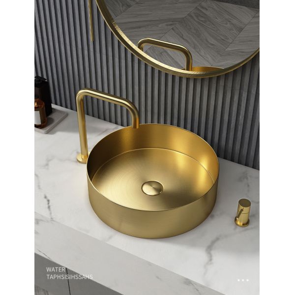 Elegance Engineered for Endurance: Our 3mm 304 Stainless Steel Round Basin