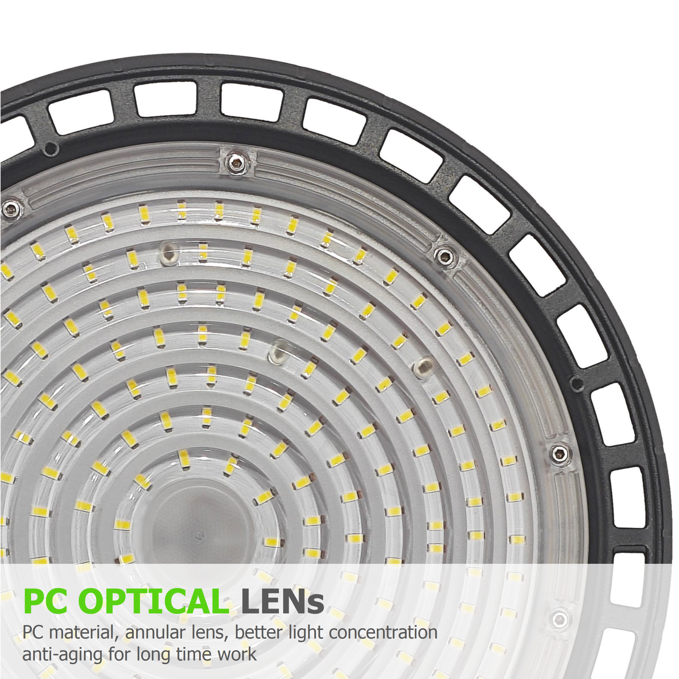 Водонепроницаемое хранилище 100w 150w 200w Промышленные высокие подъездные светодиоды