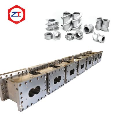 High Wear Resistance Plastic Twin Screw Extruder Screw Barrel