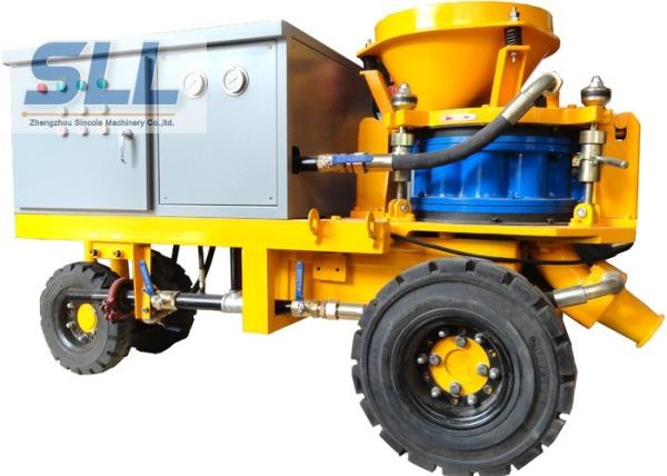 Convenient Operation Concrete Spraying Machine For Dry / Damp / Wet Concrete Spray