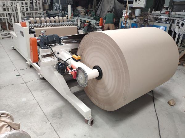 High Speed Mother Kraft Paper Roll Rewinding Cutting Machine
