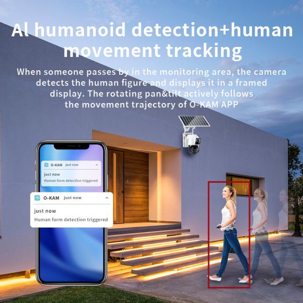 Full HD Memory Card Night Vision Waterproof 4G Model Dome Solar Network Camera