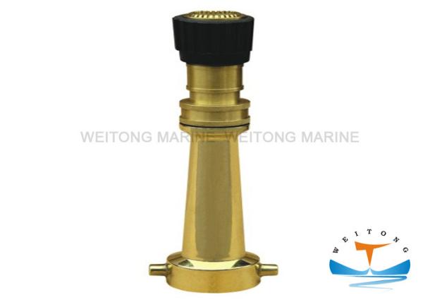USA Type Brass Jet Nozzle 50mm Water Inlet Durable Lightweight Construction
