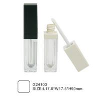 Tube blanc de lustre de lèvre de lèvre de bouteille cosmétique en gros de lustre