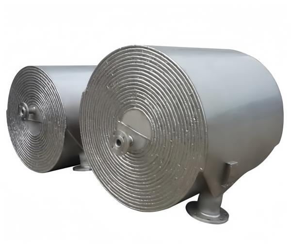 Échangeur de chaleur à plaques spiralées 304/316L 0.5-10 m³ Conception ASME