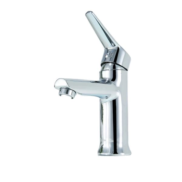 Lizhen-Hwa.Eng Zinc Alloy Single Hole Hot And Cold Wash Basin Faucet for Installation