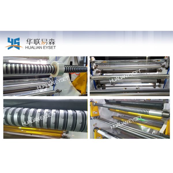 PVC PE OPP PET Stretch Film Slitting Rewinding Machine for Apparel Beverage