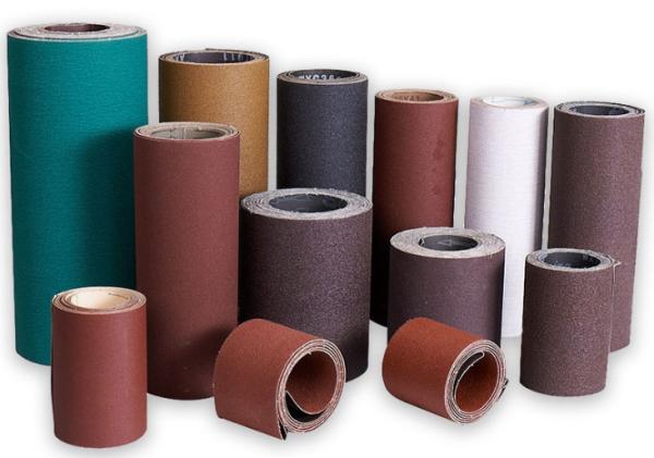 P80 Sanding Cloth Roll 5m 4 Inch Width Aluminum Oxide Flexible Sandpaper Cloth