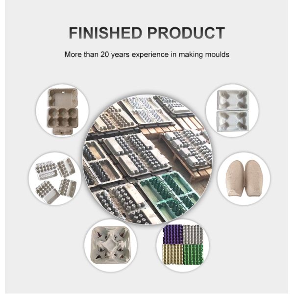 Custom Aluminum Egg Tray Mold CE Certified with Video Technical Support for Pulp Molding