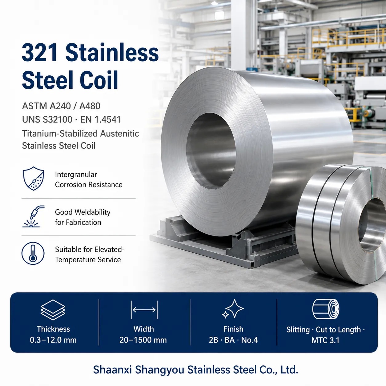 321 Stainless Steel Coil